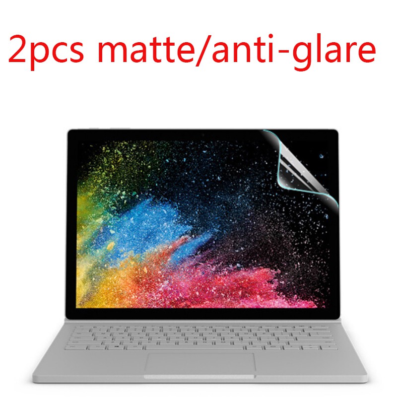 Microsoft Surface Book/2 /Microsoft Surface Pro 3/4/5/6/7/7 Plus/Pro 8/Pro X Screen Protector Plastic Film Matte/anti-glare 2PCS