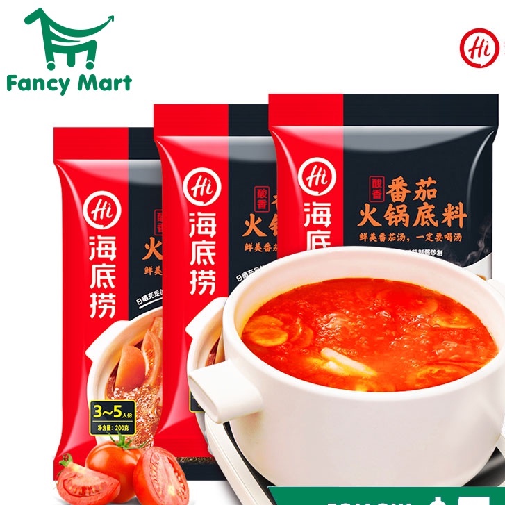 Bundle Of 2 3 Hai Di Lao Hot Pot Soup Base Mala Tomato Beef Mushroom Mix Rice海底捞火锅底料 麻辣清油 番茄 菌汤 三鲜 清汤 麻辣香锅 酸菜鱼