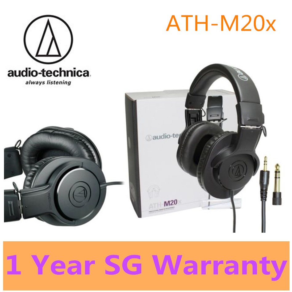 headphone audio technica ath m20x