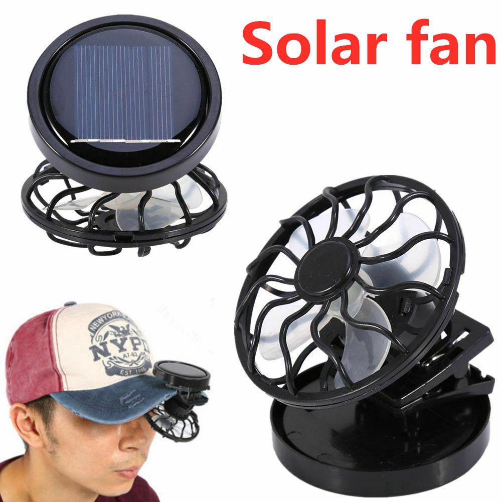 Outdoor Clipon Solar Panel Mini Fans/Portable Clip on Solar Fan/ for Camping Hiking Fishing