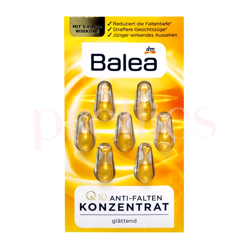 Balea Q10 Anti Wrinkle Concentrate Serum 7capsules Yellow Shopee Singapore