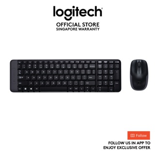 Logitech MK215 Wireless Keyboard and Mouse Combo for Desktops and Laptops