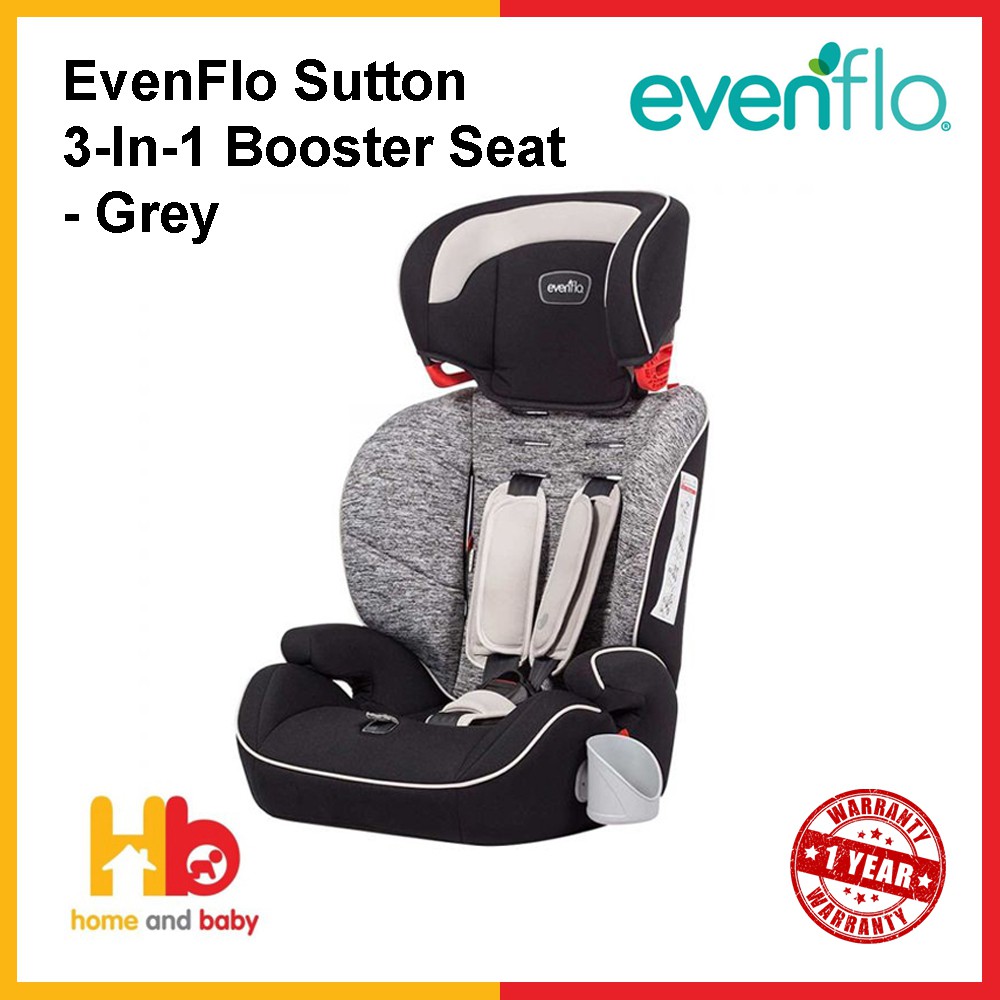 evenflo sutton 3 in 1 harnessed booster