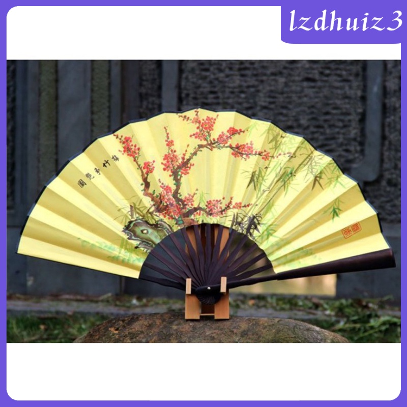 Gemgem Loey Hand Fan Display Stand, Wooden Fan Stand Wooden Stand For