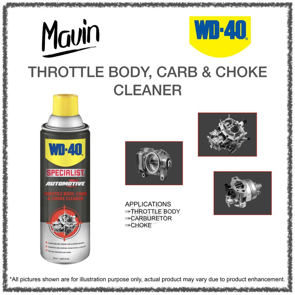 Wd40 Specialist Automotive Throttle Body Carb Choke Cleaner Wd 40 Wd 40 Sku2005231739 Shopee Singapore