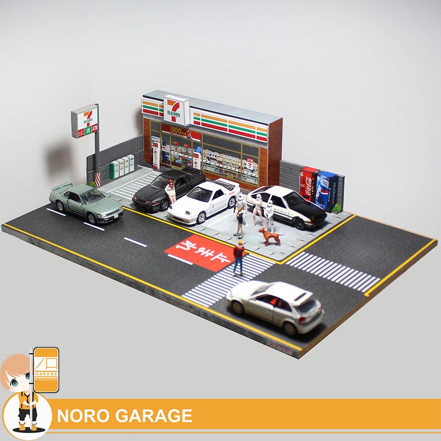 Japanese Mini 7-Eleven Diorama. 1:64 Scale | Shopee Singapore