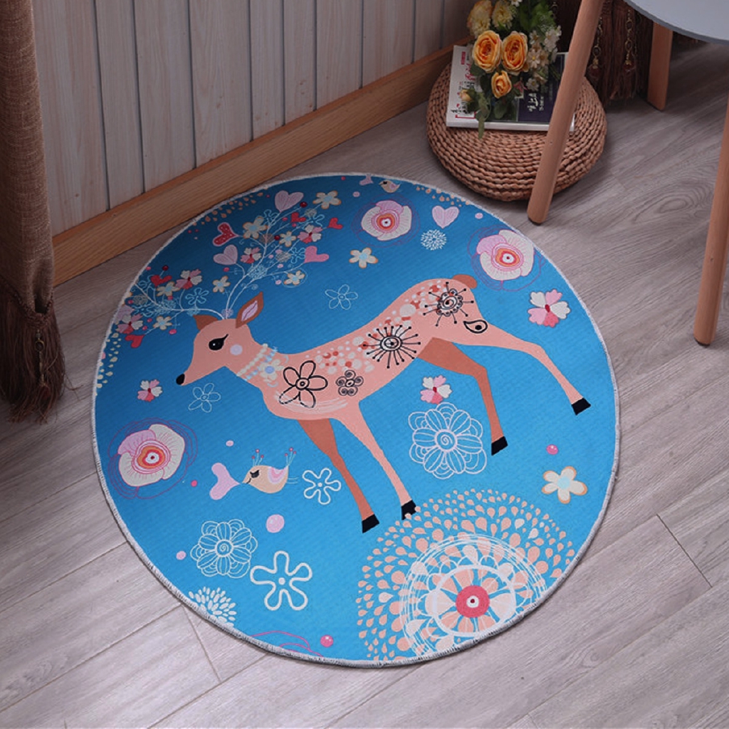 3d Deer Non Slip Home Kitchen Floor Mat Washable Rug Door Runner