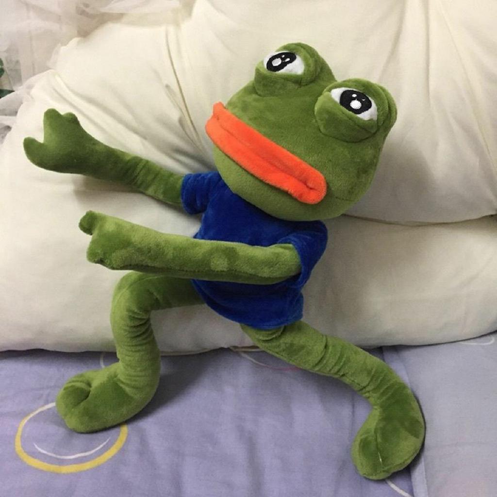 bedtime pepe plush