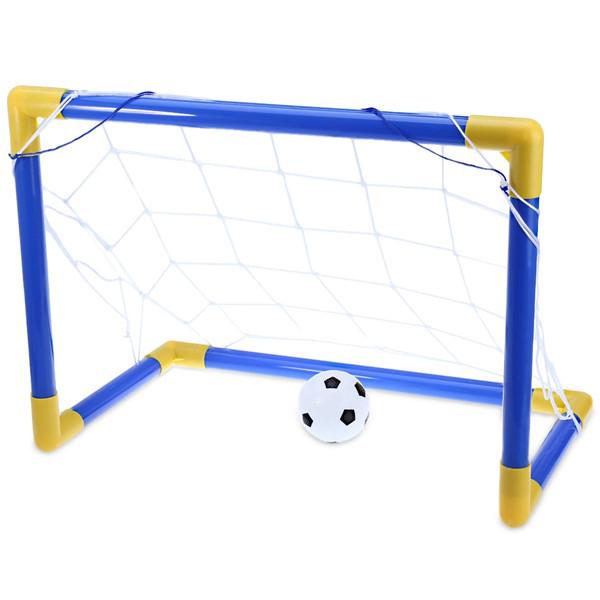 Portable Plastic Mini Kid Soccer Goal Post Net Set For Indoor Outdoor