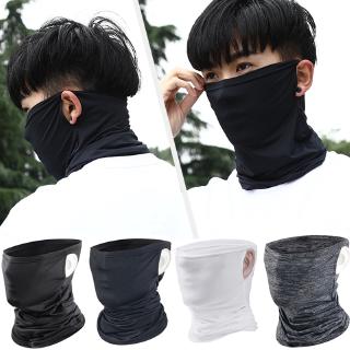 Face Mask Cooling Neck Gaiter Scarf Ice Silk Turban Breathable Summer Sunscreen Mask For Hiking Running Cycling