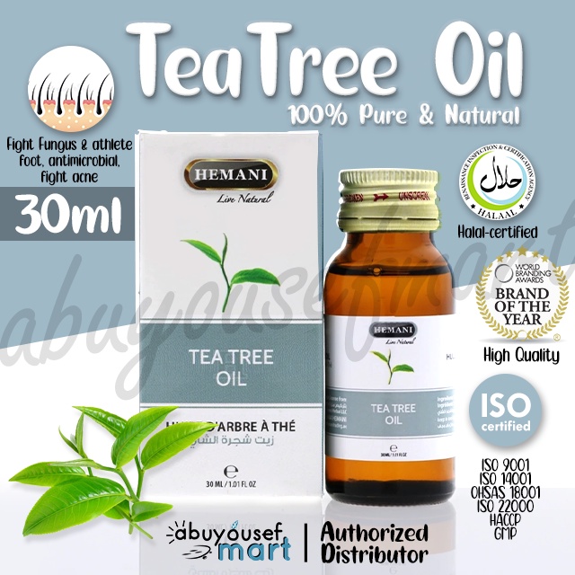 Hemani Tea Tree Oil Original Tea Leaf Oil 30ml 100 Pure Cold