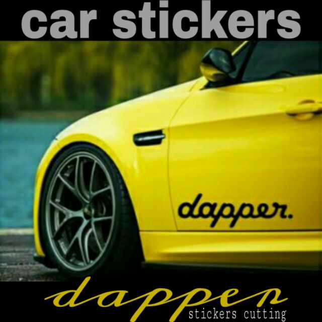 Shop Malaysia Dapper Car Sticker Sticker Kereta Dapper Shopee Singapore