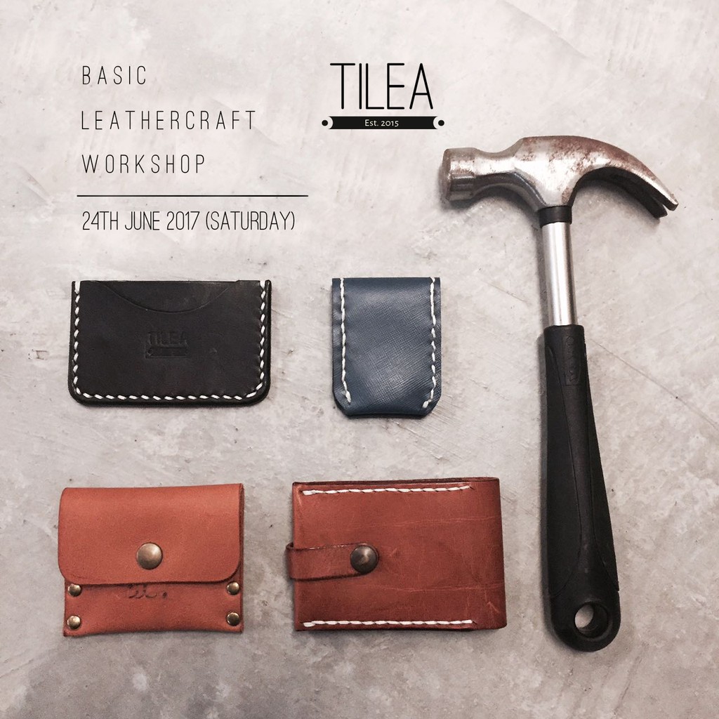 Leathercraft Course Basic Coin Pouch Shopee Singapore