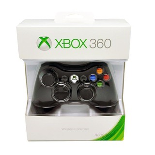 Official Microsoft Xbox 360 Wireless Controller (BLACK) - NEW!