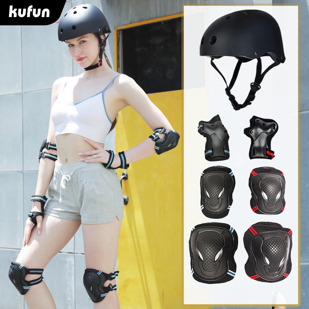 kufun Roller Skating/Skateboard Knee Guard Elbow Pads Knee Pads Wrist