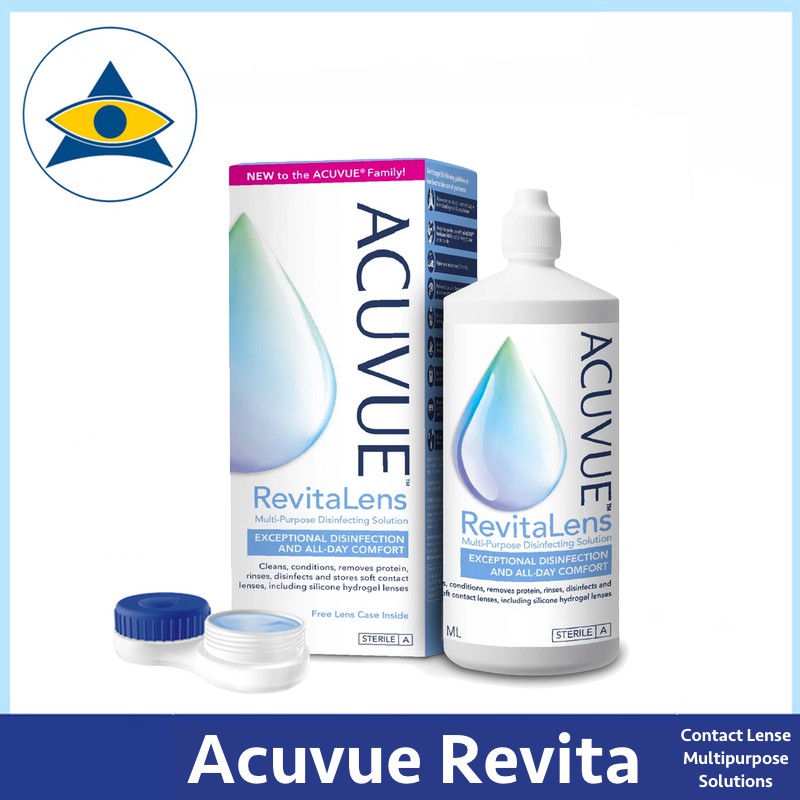 Acuvue Revitalens Contact Lens Multipurpose Solution For cleaning and ...