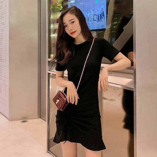 womens black casual dress