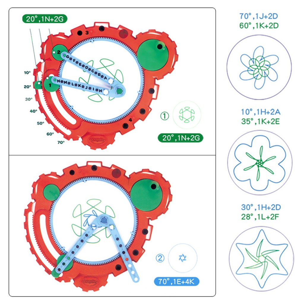 spirograph activity set