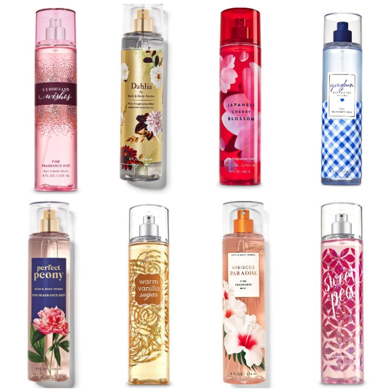 Bath & Body Works Fine Fragrance Mist 236ml/146ml | Shopee Singapore