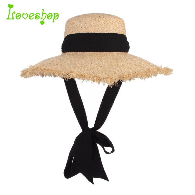 raffia beach hat