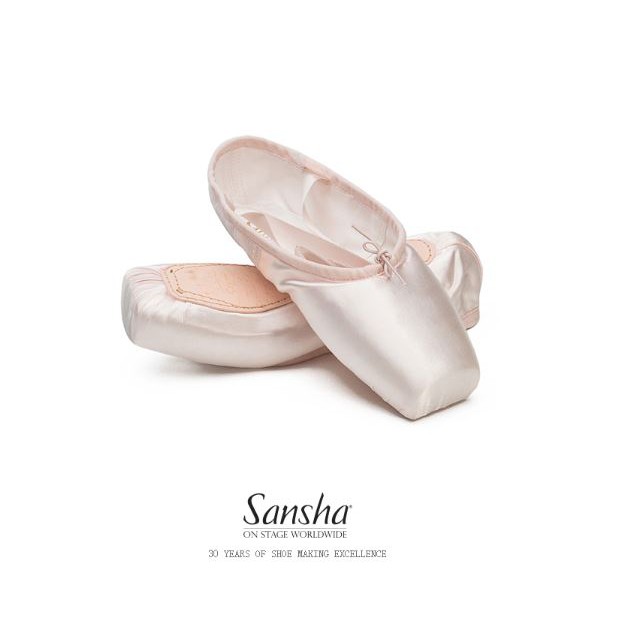 Sansha Adult Kids Ballet Pointe Shoes Pink/Black/Red Satin Girls Women  Professional Dance Shoes With Ribbons | Shopee Singapore