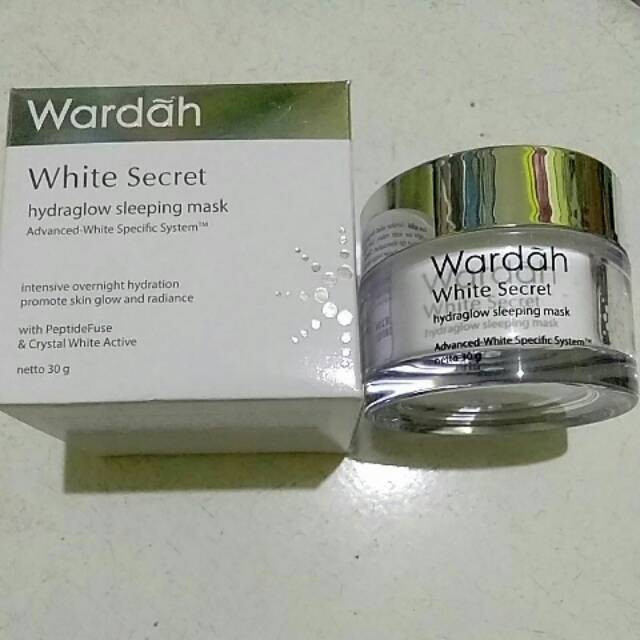 Wardah White Secret Hydraglow Sleeg Mask 30g Singapore