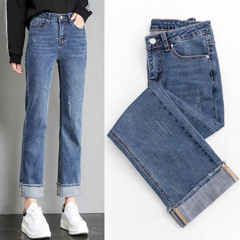 Women S Denim Pants Loose Mom Jeans High Waist Vintage Boyfriend Jeans Trousers Feminino Mujer Plus Size Summer Autumn Shopee Singapore