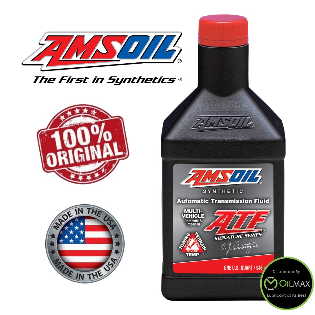 AMSOIL Signature Series fuel-efficient Synthetic Automatic transmission Fluid. AMSOIL transmission Fluid. AMSOIL V-Twin Synthetic transmission Fluid. AMSOIL g3506s.