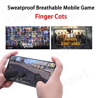 1 Pair Mobile Game Finger Cots for Mobile Legends Sensitive Sweatproof Breathable Joystick Controller