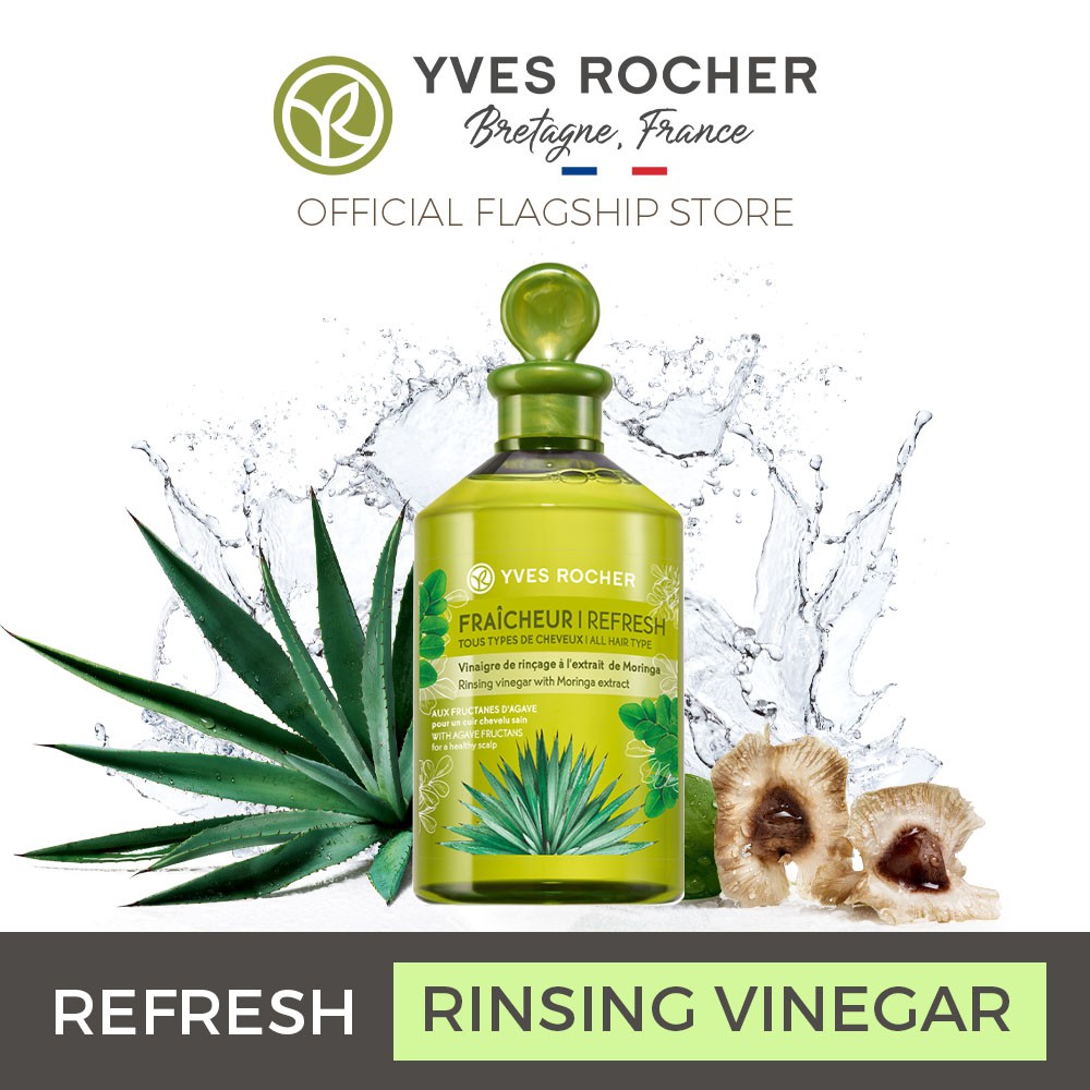 Yves Rocher Hair Rinsing Vinegar Detox 150ML Shopee Singapore