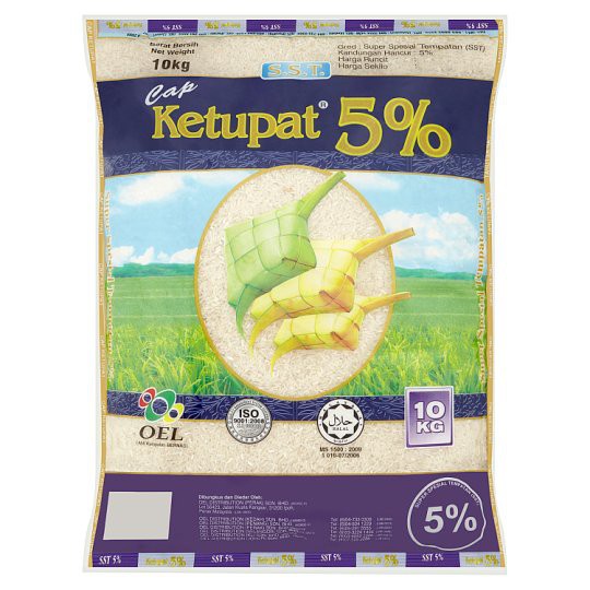 Cap Ketupat Super Spesial Tempatan 5 Rice 10kg Singapore