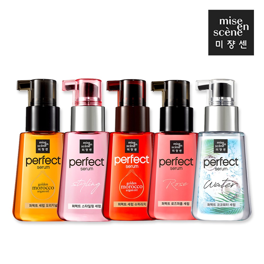 [Miseenscene] Perfect Serum 80ml Hair Treatment Oil (5type) Shopee