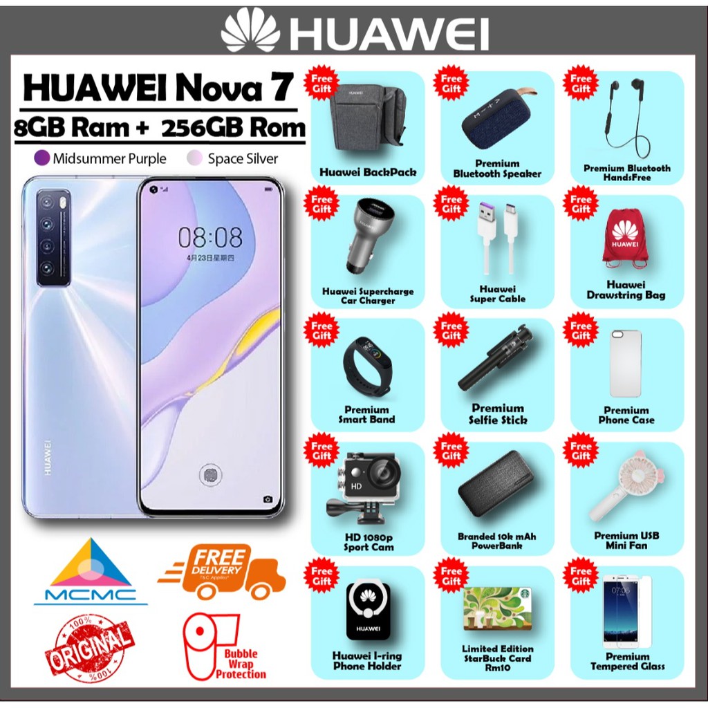 huawei nova 7 earphone