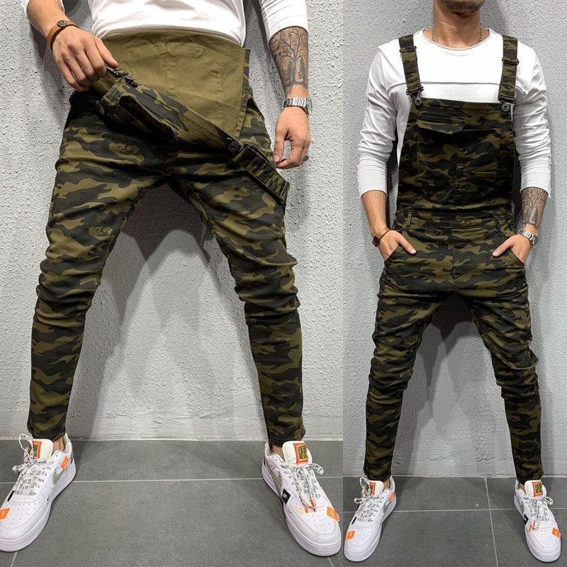 men's camouflage jumpsuit