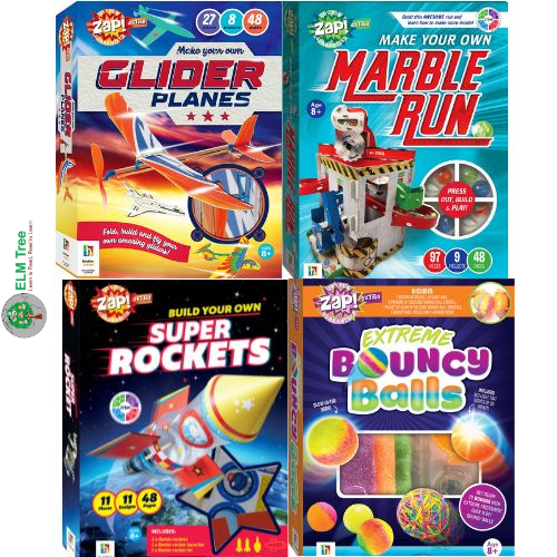 Zap! Extra Extreme Bouncy Balls/Glider Planes/Super Rockets/Marble Run