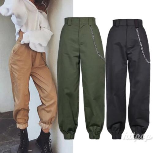 womens cargo pants with side pockets