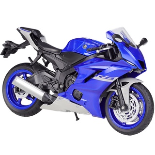 Welly 1:12 2020 Yamaha YZF-R6 Die Cast Vehicles Collectible Hobbies Motorcycle Model Toys