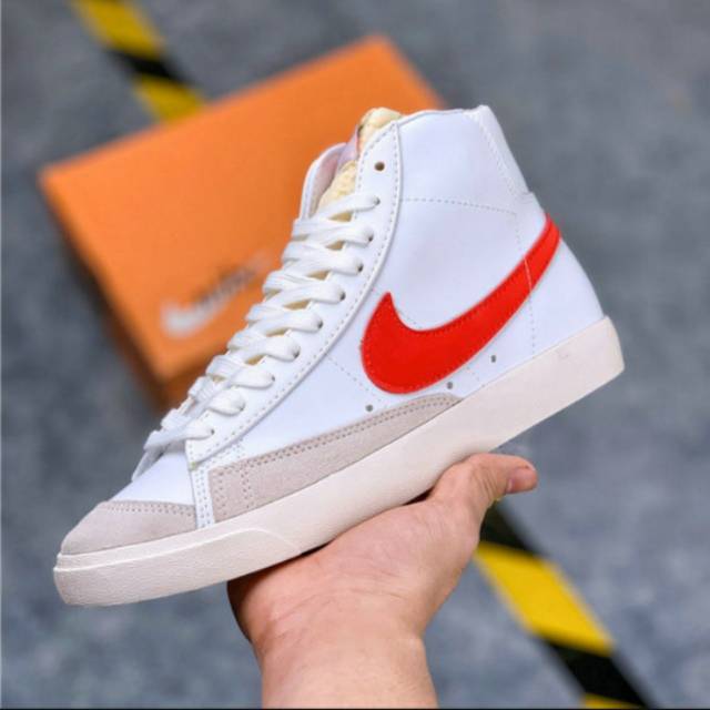 nike blazer mid premium vintage red