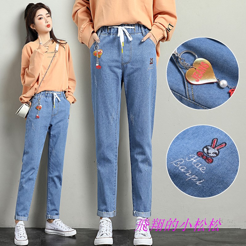 Jeans Trend Girls Boy Jeans Children Spring And Autumn High School Students Loose Casual Trousers Shopee Singapore