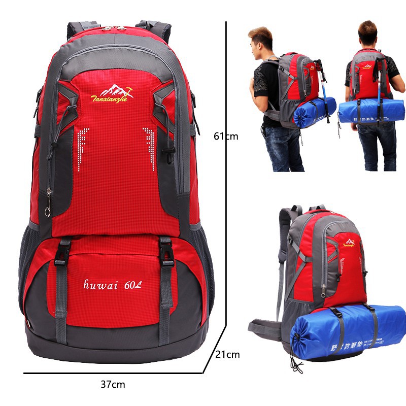 60l waterproof backpack