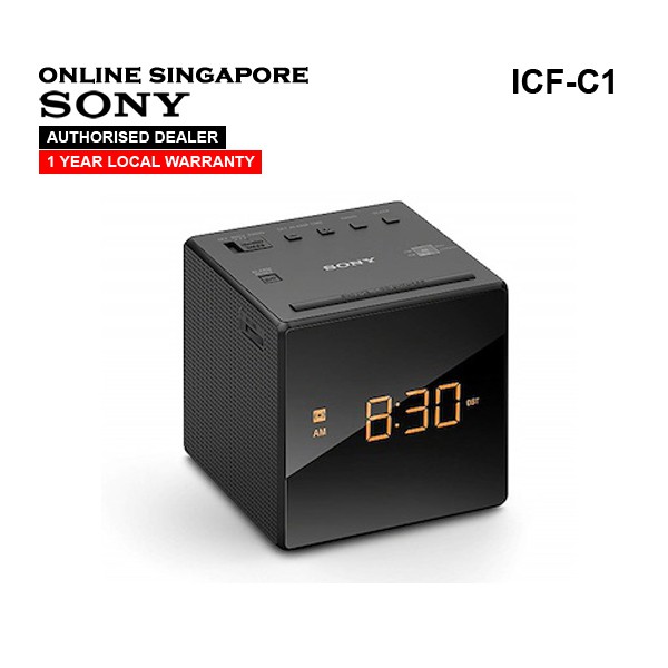 Online Singapore Sony ICFC1 Clock Radio (Single Alarm) Shopee