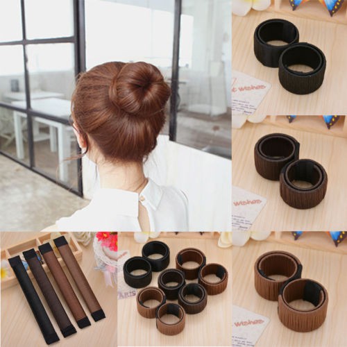 Hair Styling Donut Former Foam French Twist Bun Maker Tools