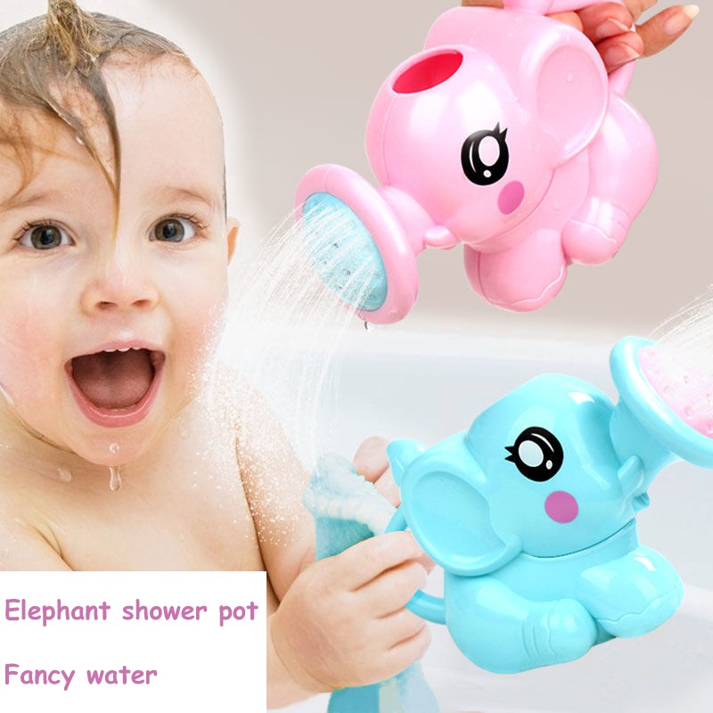 【Hot】Baby shower play toys elephant shower watering dolls baby water