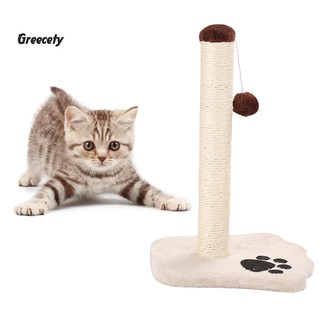 Ready Cat Sisal Hemp Rope Pillar House Swinging Ball