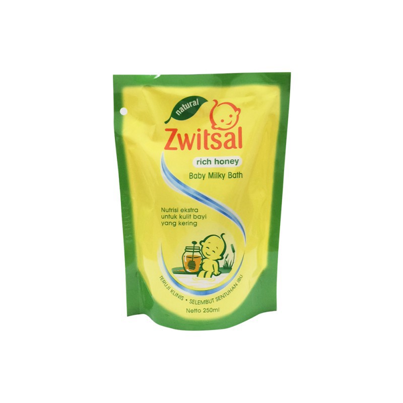 zwitsal baby bath milk & honey