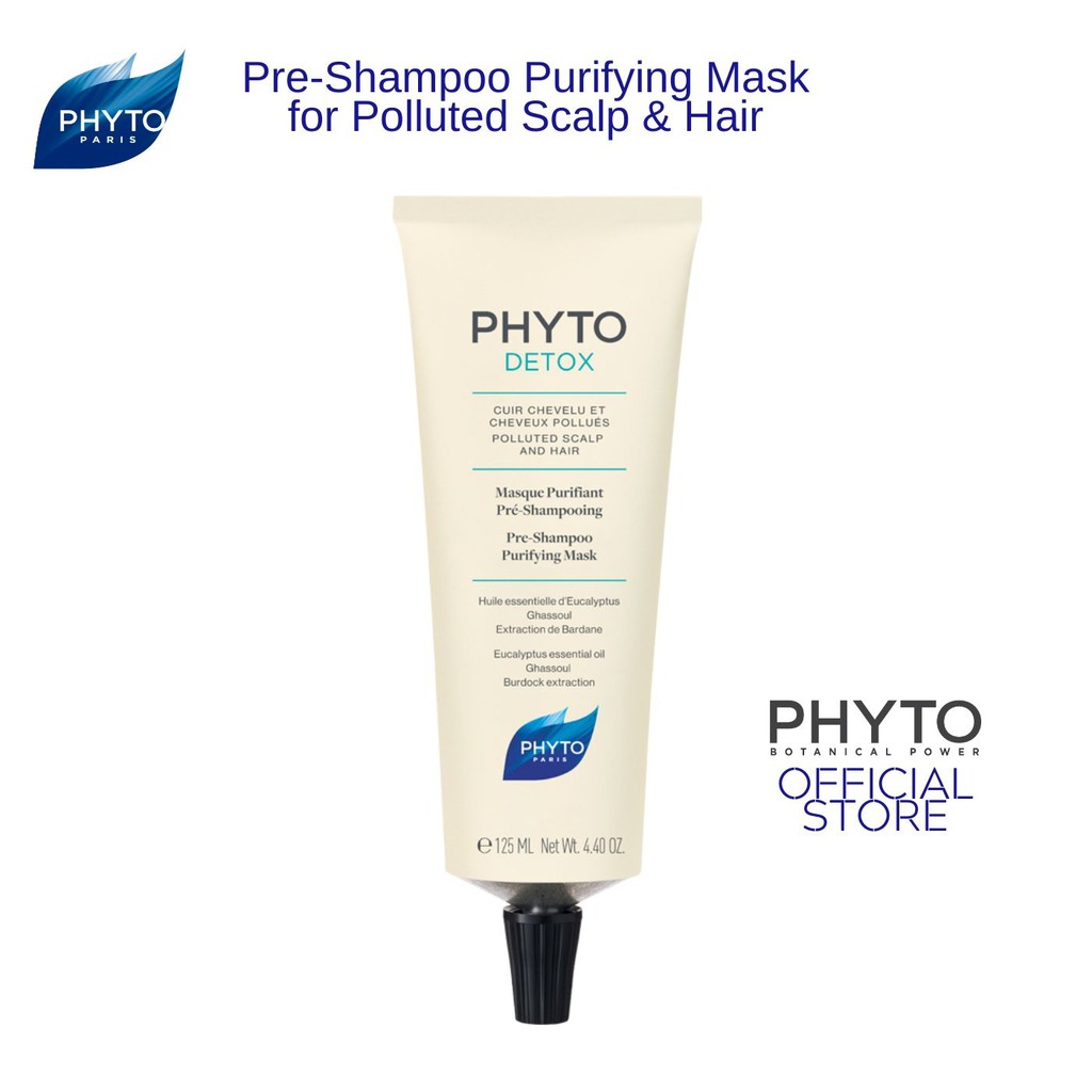 Phyto Phytodetox Pre Shampoo Purifying Mask For Polluted Scalp And Hair Shopee Singapore