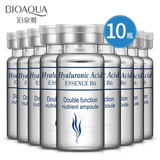 BIOAQUA 10pcs/lot Moisturizing Vitamins Hyaluronic Acid Serum Facial Skin Care