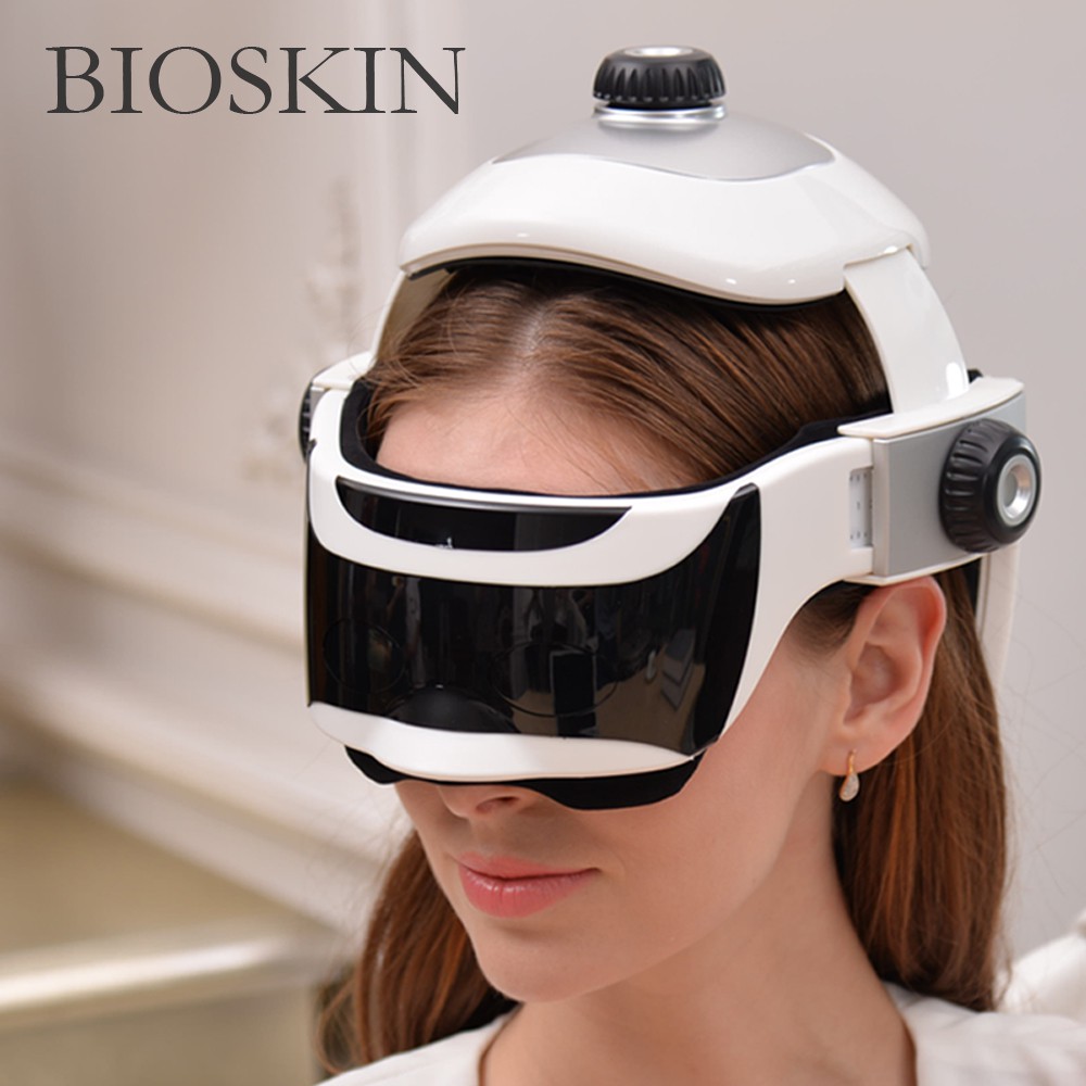Bioskin Smart Head Eye Massager 2 in 1 Wireless Heating Air Pressure  Therapy Electric Massager Health Care | Shopee Singapore