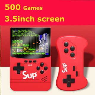 2 Player 500 In 1 Sup Game Boy Retro Classic Mini 3.5inch Game Console Palm Gameboy