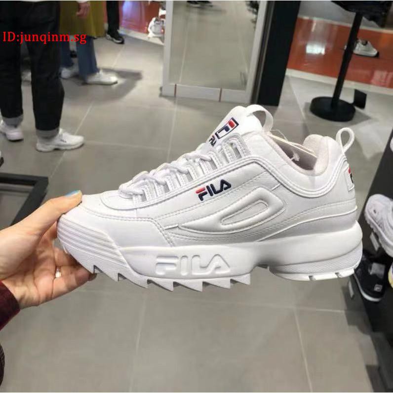 white shoes for men fila